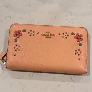 Coach Floral Whipstitch Women's Wallet